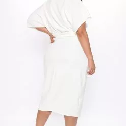 Fashion Nova Please Hold Midi Dress - Ivory -Fashion Nova Dresses Shop 09 16 20Studio3KS OD 10 38 59 29 D2899 Ivory PLUS 0906 RA