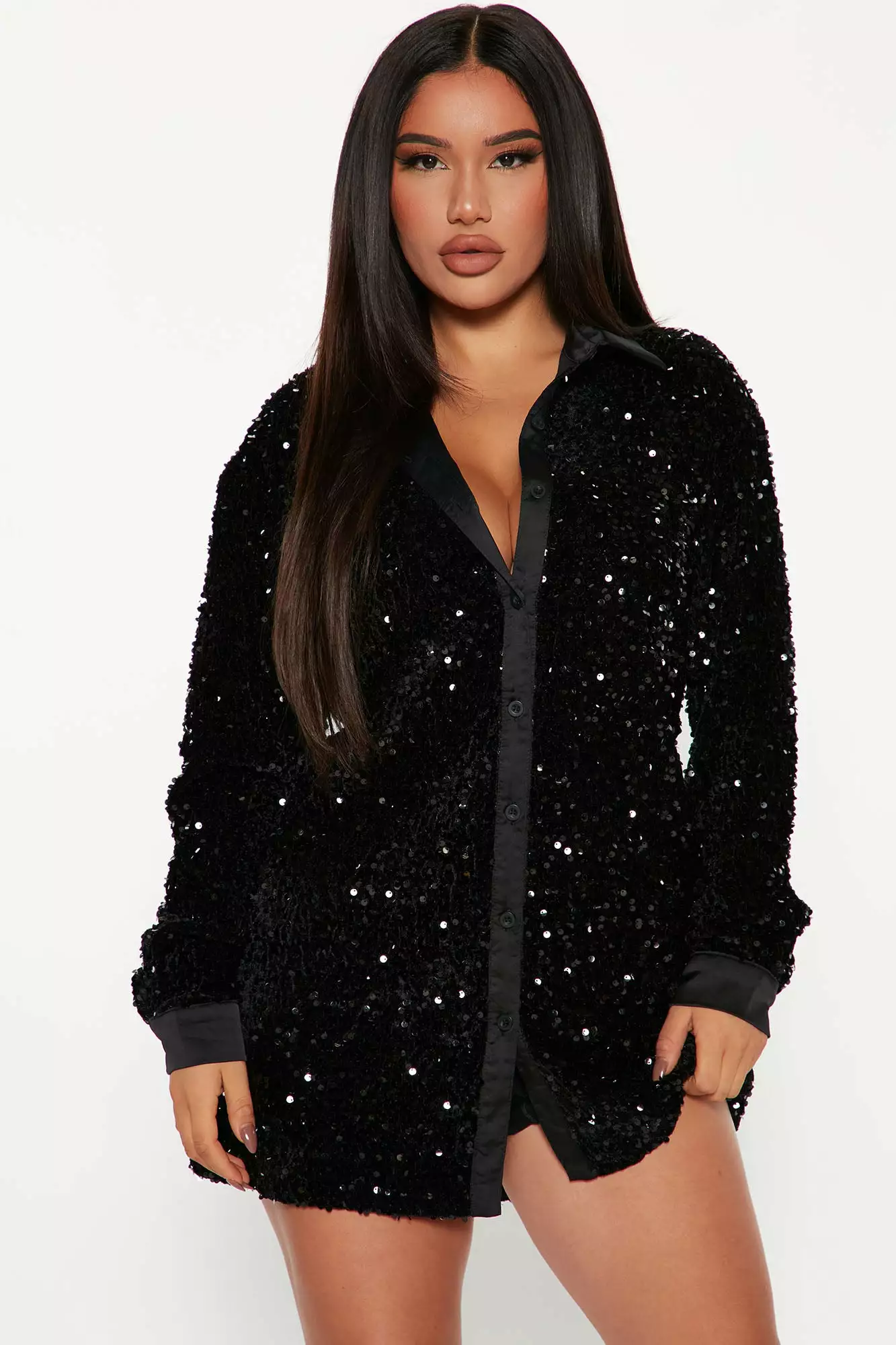 Fashion Nova Amalie T-Shirt Mini Dress - Black 3 Fashion Nova Amalie T-Shirt Mini Dress - Black