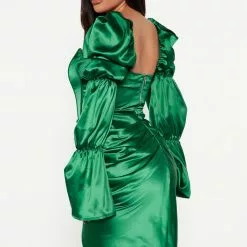 Fashion Nova Khloe Satin Midi Dress - Hunter -Fashion Nova Dresses Shop 09 16 22Studio3 DD IM 09 34 46 5 BD3096 Hunter 0912 KS