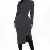 Fashion Nova Happy Hour Feels Midi Dress - Charcoal -Fashion Nova Dresses Shop 09 18 20Studio1 JP DJ 14 07 46 12 RD41168L Charcoal 0028 WG JF