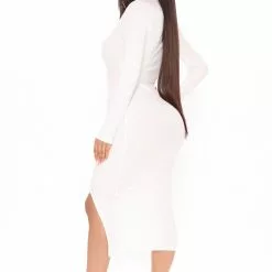 Fashion Nova Happy Hour Feels Midi Dress - White -Fashion Nova Dresses Shop 09 18 20Studio2 MS SD 12 25 54 33 RD41168L White 2342 NT