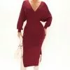 Fashion Nova Mona Sweater Midi Dress - Magenta -Fashion Nova Dresses Shop 09 20 21Studio2 SN RL 12 03 00 42 ID2591 Magenta 1696 KS