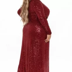 Fashion Nova Shine Away Sequin Maxi Dress - Burgundy 22 Fashion Nova Shine Away Sequin Maxi Dress - Burgundy -Fashion Nova Dresses Shop 09 20 21Studio4 JP RL 15 04 11 51 4103D Burgundy 3563 PLUS PB