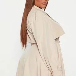 Fashion Nova Angel Fit And Flare Mini Dress - Taupe -Fashion Nova Dresses Shop 09 20 22Studio5 KJ DJ 10 24 28 6 PD20083FN Taupe 0929 PLUS JB