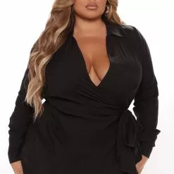 Fashion Nova It's Happy Hour Mini Dress - Black 12 Fashion Nova It's Happy Hour Mini Dress - Black -Fashion Nova Dresses Shop 09 21 21Studio4 RT TB 13 28 47 34 FL21A401 Black 4268 PLUS MH