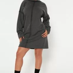 Fashion Nova Moni Sweatshirt Dress - Charcoal -Fashion Nova Dresses Shop 09 21 22Studio4 ME DJ 10 48 52 19 CFD1293L Charcoal 0133 EH