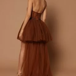 Fashion Nova Kate Embellished High Low Tulle Dress - Chocolate 9 Fashion Nova Kate Embellished High Low Tulle Dress - Chocolate -Fashion Nova Dresses Shop 09 21 22Studio7 SN KP 11 55 09 22 GW22X2079 Chocolate 7178 SG