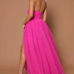Fashion Nova Elle Tulle Gown - Pink -Fashion Nova Dresses Shop 09 21 22Studio7 SN KP 13 59 24 26 A34938 Pink 7247 JB