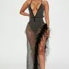 Fashion Nova Elysa Embellished Fishnet Maxi Dress - Black -Fashion Nova Dresses Shop 09 22 22Studio2 ME AC 15 00 42 3 GWZ439 Black P 21745 JB
