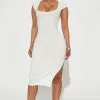 Fashion Nova Brealle Rib Midi Dress - White 1 Fashion Nova Brealle Rib Midi Dress - White -Fashion Nova Dresses Shop 09 22 22Studio2 ME AC 15 48 19 19 RD46082 White 1029 JB