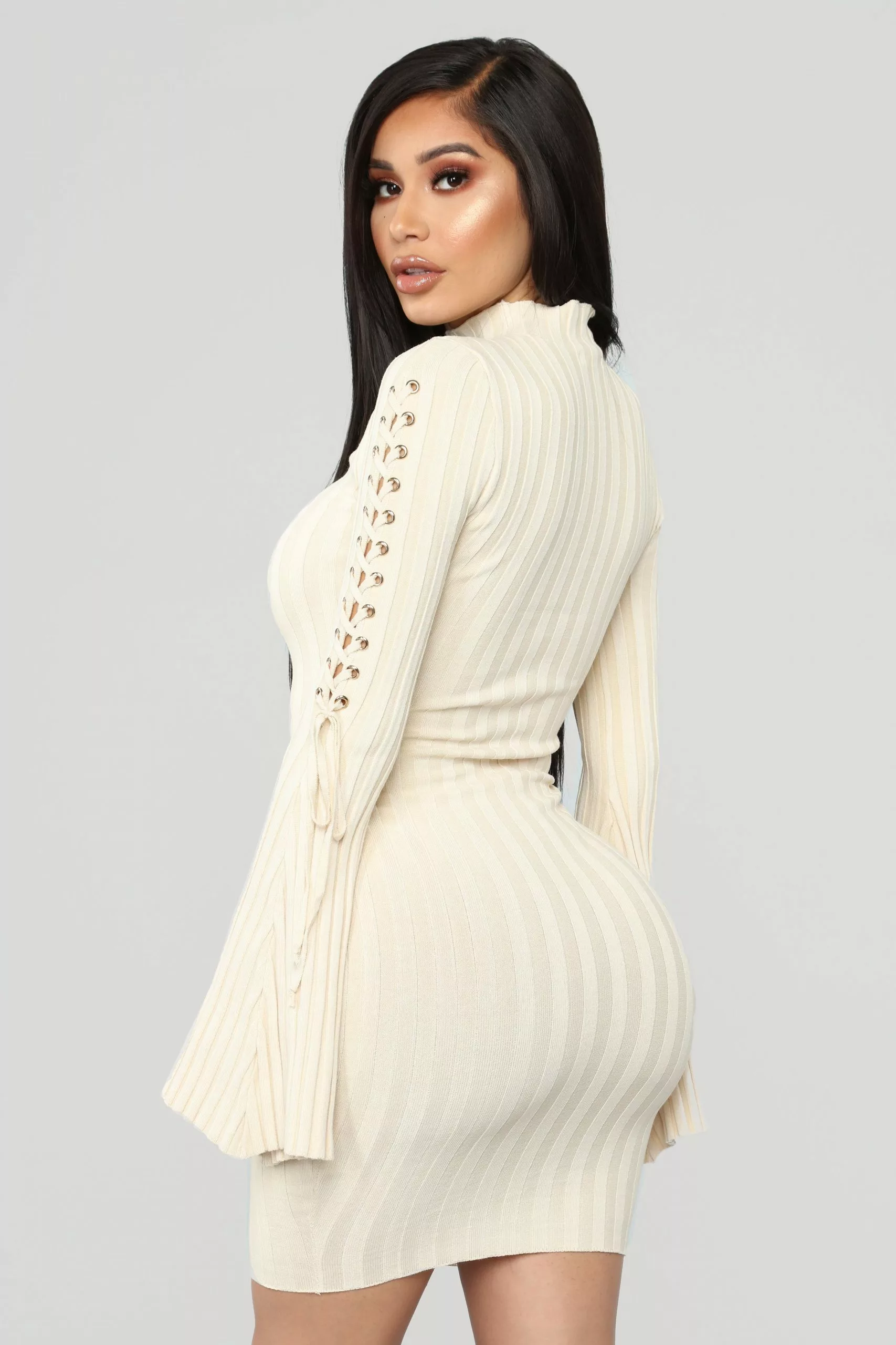 Fashion Nova Next To Me Knit Dress - Ivory 8 Fashion Nova Next To Me Knit Dress - Ivory - Image 6