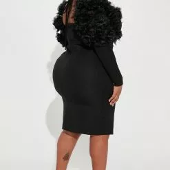 Fashion Nova Nicky Midi Dress - Black -Fashion Nova Dresses Shop 09 26 22Studio1 KJ DJ 10 59 16 3 BD3036 Black 3197 PLUS EH