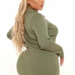 Fashion Nova Anaisa Sweater Mini Dress - Sage -Fashion Nova Dresses Shop 09 28 21Studio1 CE RL 11 45 34 37 DGI3941 Sage 0549 PLUS PB