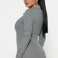 Fashion Nova Catrina Collared Midi Dress - Heather Grey 7 Fashion Nova Catrina Collared Midi Dress - Heather Grey -Fashion Nova Dresses Shop 09 28 22Studio4 RT KH 09 46 46 8 RD47671L HeatherGrey 2066 JB