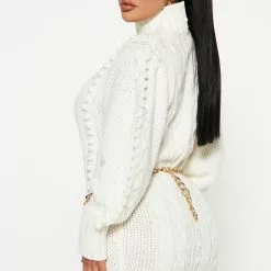 Fashion Nova Sassy Secret Sweater Mini Dress - Ivory -Fashion Nova Dresses Shop 09 28 22Studio4 RT KH 10 26 23 19 CD969DD Ivory 2157 EH