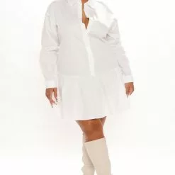 Fashion Nova Reagan Shirt Dress - Off White 15 Fashion Nova Reagan Shirt Dress - Off White -Fashion Nova Dresses Shop 09 29 21Studio3 ME RL 11 31 22 38 HF21G710 OffWhite 0118 PLUS KS