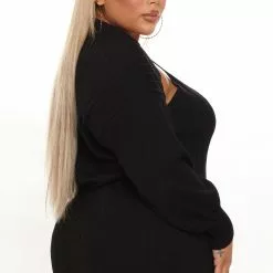 Fashion Nova Warm Wishes Dress Set - Black -Fashion Nova Dresses Shop 09 29 21Studio3 ME RL 13 55 26 60 RDAD2491FN Black 0099 PLUS EH