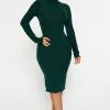 Fashion Nova Nila Midi Dress - Green