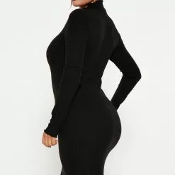 Fashion Nova Nila Midi Dress - Black 7 Fashion Nova Nila Midi Dress - Black -Fashion Nova Dresses Shop 09 29 22Studio4 CE KP 10 38 00 22 RD47588L Black 2545 PB