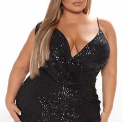 Fashion Nova Brightest Star Sequin Maxi Dress - Black 15 Fashion Nova Brightest Star Sequin Maxi Dress - Black -Fashion Nova Dresses Shop 09 30 21Studio4 DM RL 13 34 41 44 1760FN Black 0201 PLUS KS