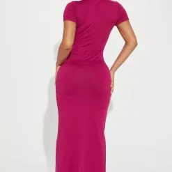 Fashion Nova Mariana Maxi Dress - Magenta -Fashion Nova Dresses Shop 09 30 22Studio1 CE AC 10 52 03 19 JD47508 Magenta 6291 JB
