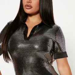 Fashion Nova Talia Sequin Mini Dress - Silver -Fashion Nova Dresses Shop 09 30 22Studio4 MS 11 13 18 28 VD7879 Silver 3250 ES