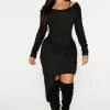 Fashion Nova Dez Midi Dress - Black -Fashion Nova Dresses Shop 09 30 22Studio4 MS 11 34 40 34 JD47945L Black 3307 PB