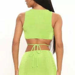 Fashion Nova Start Off Right Slinky Midi Dress - Lime -Fashion Nova Dresses Shop 1 21 22Studio1 ME RL 15 27 09 57 JD44530 Lime 0868 SG