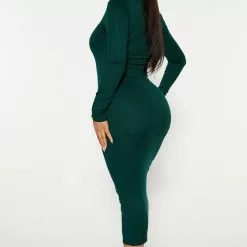 Fashion Nova Amika Ribbed Midi Dress - Green 7 Fashion Nova Amika Ribbed Midi Dress - Green -Fashion Nova Dresses Shop 10 03 22Studio4 KS KP 09 33 52 6 RD48438L Green 28008 PB