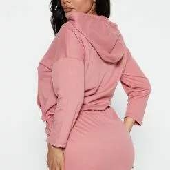 Fashion Nova Brina Hooded Mini Dress - Rose 7 Fashion Nova Brina Hooded Mini Dress - Rose -Fashion Nova Dresses Shop 10 04 22Studio4 SN KP 13 44 57 62 CJD1149Q Rose 4325 KS