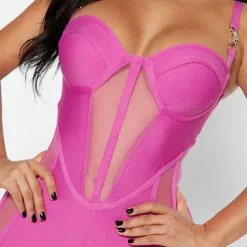 Fashion Nova Holly Bandage Midi Dress - Purple -Fashion Nova Dresses Shop 10 04 22Studio4 SN KP 13 53 32 65 WR5083 Purple 4369 KS