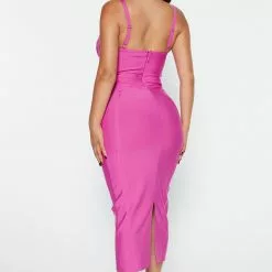 Fashion Nova Holly Bandage Midi Dress - Purple -Fashion Nova Dresses Shop 10 04 22Studio4 SN KP 13 53 51 65 WR5083 Purple 4371 KS