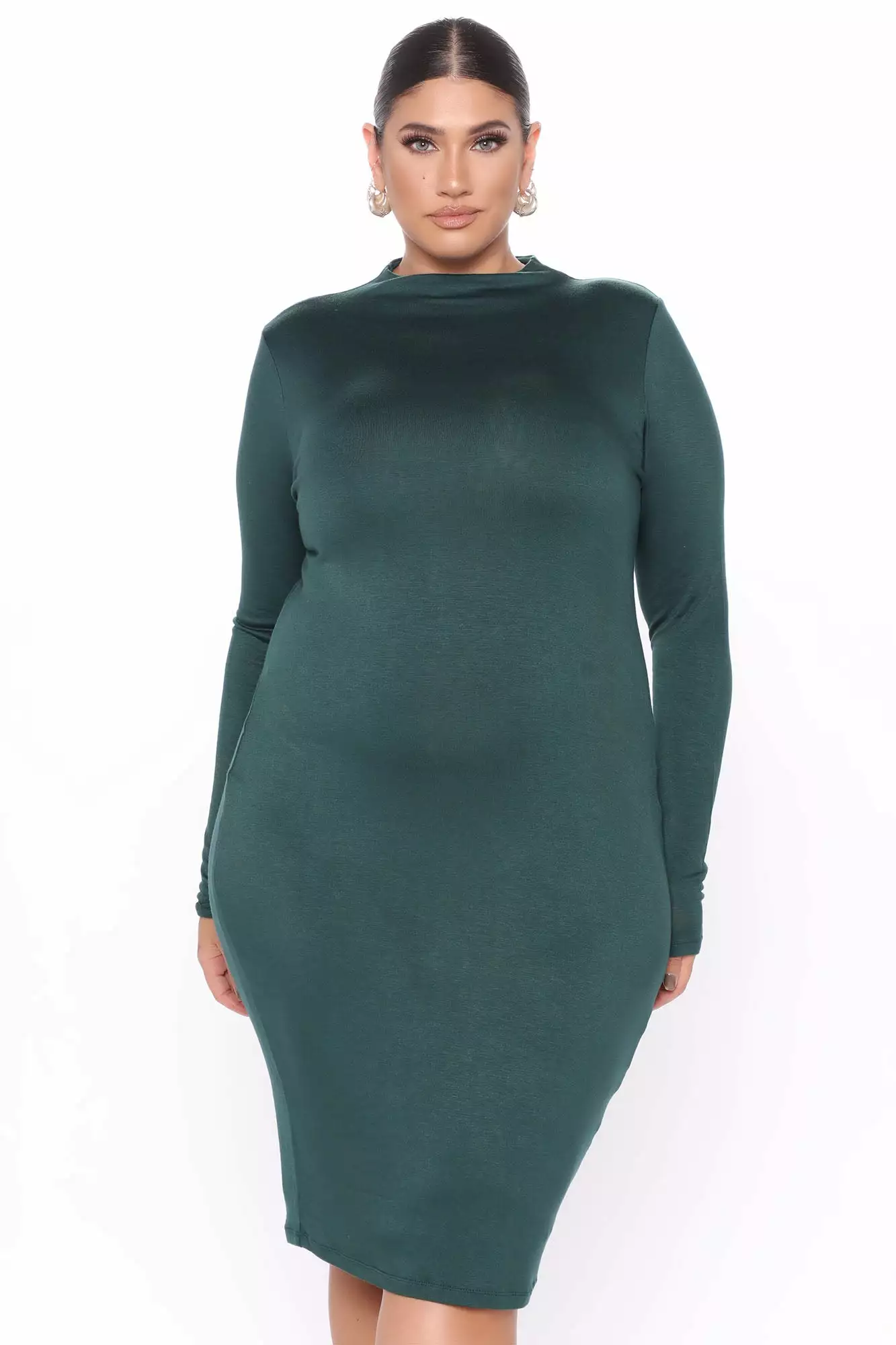 Fashion Nova Kora Midi Dress - Hunter 7 Fashion Nova Kora Midi Dress - Hunter - Image 5