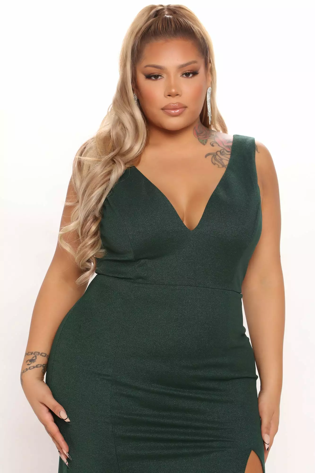 Fashion Nova Jessica Maxi Dress - Hunter 7 Fashion Nova Jessica Maxi Dress - Hunter - Image 5