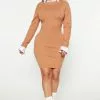 Fashion Nova Straight A's Sweater Mini Dress - Camel -Fashion Nova Dresses Shop 10 05 22STUDIO4 CE DJ 11 46 47 26 D2087 Camel P 4913 PB