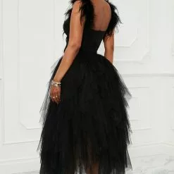 Fashion Nova Camilla Tulle Maxi Dress - Black -Fashion Nova Dresses Shop 10 05 22Studio7 MS ALEX 11 34 55 14 BD3080 Black 7761 KS