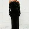 Fashion Nova One Night Only Velvet Maxi Dress - Black -Fashion Nova Dresses Shop 10 05 22Studio7 MS ALEX 15 04 44 34 22GWF0627 Black 7952 ES