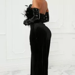 Fashion Nova One Night Only Velvet Maxi Dress - Black -Fashion Nova Dresses Shop 10 05 22Studio7 MS ALEX 15 07 14 34 22GWF0627 Black 7960 ES