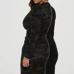 Fashion Nova Motor Babe Midi Dress - Black/combo -Fashion Nova Dresses Shop 10 06 22Studio2 SN AC 11 07 47 16 D29633 Blackcombo 2356 PLUS EH