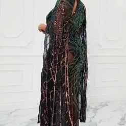 Fashion Nova Glorious Sequin Maxi Dress - Black/combo -Fashion Nova Dresses Shop 10 10 22Studio7 KJ AC 09 47 55 5 BCCDQ70257 Blackcombo 8315 PLUS PB