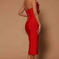 Fashion Nova Marianna Bandage Midi Dress - Red 9 Fashion Nova Marianna Bandage Midi Dress - Red -Fashion Nova Dresses Shop 10 10 22Studio7 ME KP 11 02 21 14 GWZ513D Red 0160 JB