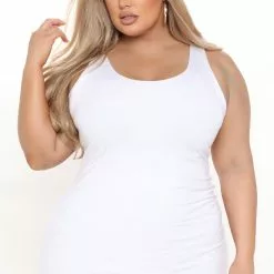 Fashion Nova Your Needs Met Dress - White -Fashion Nova Dresses Shop 10 11 21Studio3 ME KP 11 43 25 27 D691 White 1322 PLUS KS