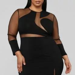 Fashion Nova Black Sand Dress - Black -Fashion Nova Dresses Shop 10 12 18 Studio 3 11 21 56 PD5823AFN Black 0893 AJ scaled