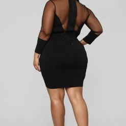 Fashion Nova Black Sand Dress - Black -Fashion Nova Dresses Shop 10 12 18 Studio 3 11 22 06 PD5823AFN Black 0898 AJ scaled