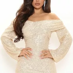 Fashion Nova Mojito Please Sequin Mini Dress - Gold 11 Fashion Nova Mojito Please Sequin Mini Dress - Gold -Fashion Nova Dresses Shop 10 13 21Studio2 ME RS 11 17 38 19 D7519C Gold 0325 KS