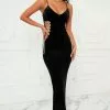 Fashion Nova Darcy Embellished Maxi Dress - Black -Fashion Nova Dresses Shop 10 13 22Studio1 KJ AC 10 46 19 10 D50122 Black 2765 ES