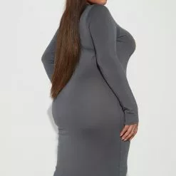 Fashion Nova World Tour Midi Dress - Slate Blue -Fashion Nova Dresses Shop 10 14 22Studio2 KS AR 10 50 39 20 D4375 SlateBlue 1181 PLUS SG