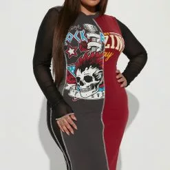 Fashion Nova Legacy Midi Dress - Burgundy/combo 12 Fashion Nova Legacy Midi Dress - Burgundy/combo -Fashion Nova Dresses Shop 10 14 22Studio2 KS AR 15 11 09 53 D29629 Burgundycombo 1593 PLUS PB