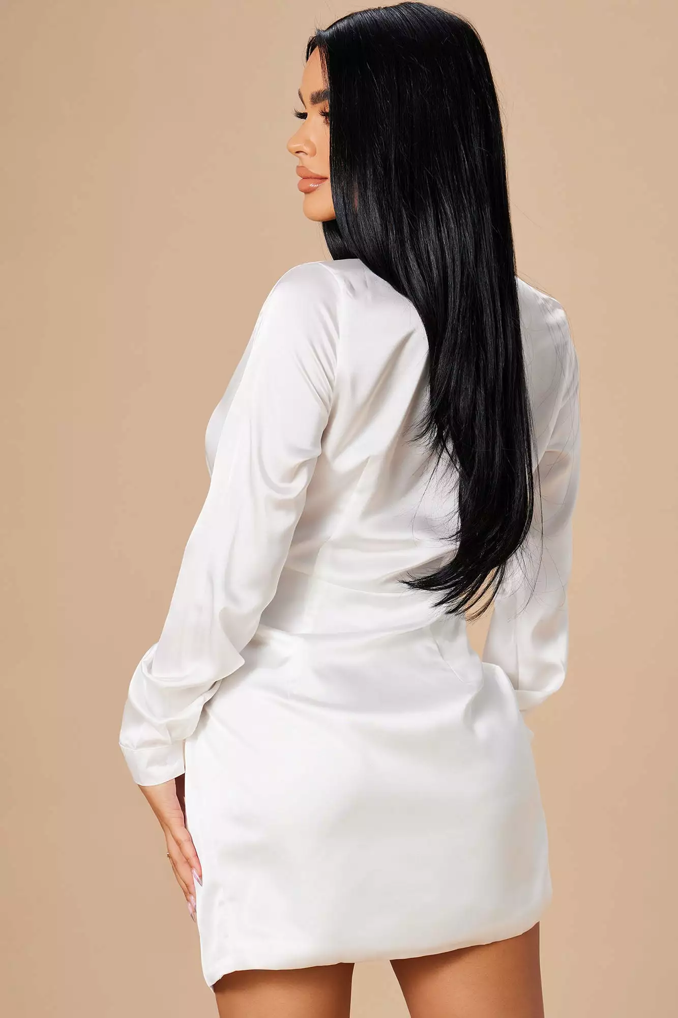 Fashion Nova Sugar Free Dress - White 5 Fashion Nova Sugar Free Dress - White - Image 3