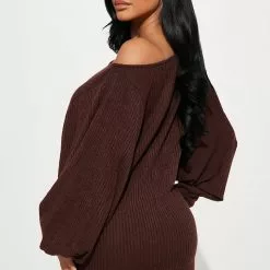 Fashion Nova Kelcie Mini Dress - Brown -Fashion Nova Dresses Shop 10 17 22Studio1 KS IM 14 23 13 57 HF22H552 Brown 2335 KS